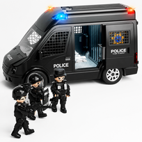 Policijos mašina su figūrėlėmis