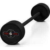 Gumuotas tiesus štangos grifas 40 kg, matinis juodas - Marbo Sport