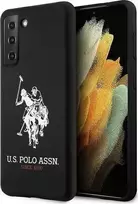 Dėklas Us Polo Assn US Polo USHCS21SSLHRBK S21 G991 juodos spalvos Silicone Logo