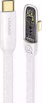 USAMS kampinis USB-C kabelis su „Lightning PD 20W“ greito įkrovimo „Iceflake“ serijos 1,2 m baltas SJ583USB02