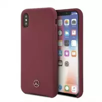 Mercedes MEHCPXSILRE iPhone X/ XS kietas dėklas red