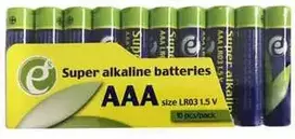GEMBIRD Super Alkaline AAA Batteries 10pack