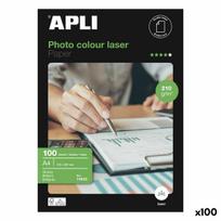 Blizgus nuotraukų popierius Apli lazerinis 100 Paklodės Dvipusis A4 160 g/m2