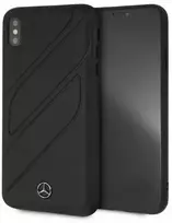 Mercedes MEHCI65THLBK Apple iPhone XS Max juodos spalvos kietas dėklas New Organic I