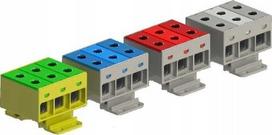 Incobex Elplast ENE-00182 3 bėgių jungtis 35mm2 mėlyna ZGX-3X35 mėlyna ENE-00182