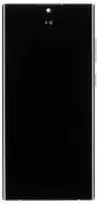 Dėklas LCD ekranas + jutiklinis blokas + priekinis dangtelis Samsung S908B Galaxy S22 Ultra Phantom Baltas (pakeitimų paketas)