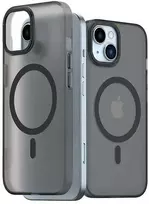 Dėklas Araree etui Aero Frame iPhone 15 / 14 /13 6.1" przeźroczysty-juoda/clear juodas AR20-01828D