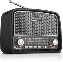 Radijas REAL-EL X-520 juodos spalvos
