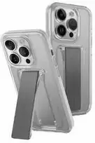 Dėklas UNIQ Heldro laikiklis su stovu Apple iPhone 15 Pro 6.1" skaidrus/lucent skaidrus