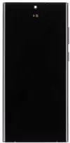 LCD ekranas + jutiklinis blokas + priekinis dangtelis Samsung S908B Galaxy S22 Ultra Burgundy (pakeitimų paketas)