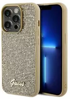 Dėklas GUESS GUHCP14XPMSDGSD IPHONE 14 PRO MAX 6,7 "GOLD / GOLD HARDCASE DISCO METAL SCRIPT