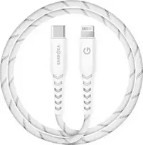 ENERGEA Nyloflex USB-C – Lightning laidas C94 MFI 1.5m baltas