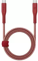 ENERGEA Flow USB-C į USB-C laidas 1.5m Raudona 240W 5A PD greitas įkrovimas