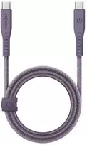 ENERGEA Flow USB-C į USB-C Kabelis 1.5m violetinės spalvos 240W 5A PD Fast Charge