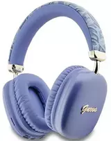 Guess Bluetooth on-ear ausinės GUBHK1GCTCSU violetinė/violetinė Gcube Metallic Script Logo