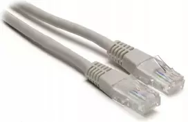 Oem Patchcord CAT5e UTP tinklo kabelis (sujungimo laidas), 5 m, pilkas