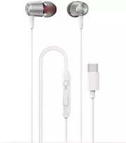 Dudao X1PROT į ausis įkišamos laidinės USB-C ausinės 1.2 m – baltos spalvos