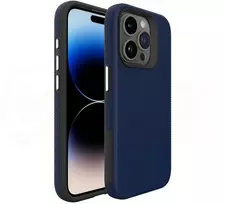"Vmax" trikampio formos dėklas iPhone 16 6,1, tamsiai mėlynas
