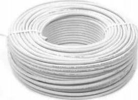 OWY OMY kabelis 2X1mm2 lankstus apvalus baltas 300/300V H03VV-F