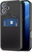 Dux Ducis Rafi II Mag Safe dėklas, skirtas iPhone 16 - juodas