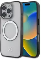 Mercedes MEHMP16X23HUOKC Apple iPhone 16 Pro Max 6.9″ skaidrus kietas dėklas Printed logo MagSafe