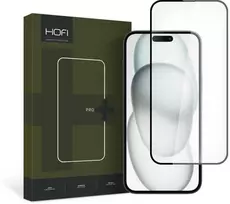 Apsauginis stiklas Apple iPhone 15 Hofi Glass Pro+ juodos spalvos