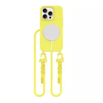 TECH-PROTECT MAGNECKLACE MagSafe Apple iPhone 15 Pro CANARY dėklas telefonui geltonos spalvos