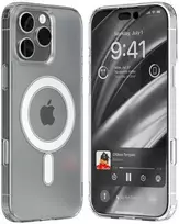 Mercury dėklas MagSafe Jelhard Apple iPhone 16Pro Max 6.9″ skaidrus