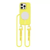 Tech-Protect MagNecklace MagSafe with Lanyard Apple iPhone 16 Pro Max – dėklas telefonui geltonos spalvos