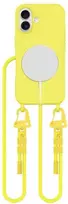 Apple iPhone 16 Tech-Protect Magnecklace MagSafe Canary dėklas jūsų telefonui geltonos spalvos