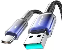 Joyroom USB-A USB-C kabelis S-A42 3A 1.2m juodos spalvos