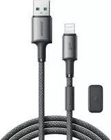 USB kabelis Joyroom SA-50 USB-A to Lightning 3A 1.2m tamsiai pilkas
