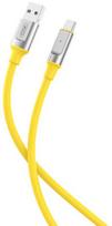 XO kabelis NB251 USB - USB-C 1,0 m 6A geltonas