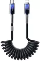 USB-C į Lightning laidas Joyroom S-A43 30W 1,5m juodos spalvos