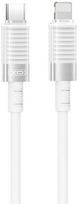 XO kabelis NB-Q282A PD USB-C – Lightning 1,0m 27W baltas