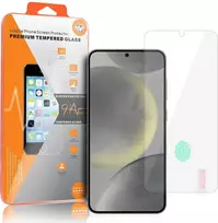 Oem Topt Apsauginis stiklas Oranžinis skirtas Samsung Galaxy S24 (with fingerprint unlock)