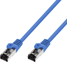 „Extralink Cat.8.1 S/FTP“ 15 m 40 G Mėlyna | LAN jungiamasis laidas | Varinis susuktos poros tinklo kabelis [KOPIJA]