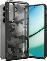 Ringke Fusion X Samsung Galaxy S25 Plus – dėklas telefonui juodos spalvos Camo