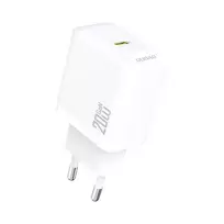 Dudao A26 PD20W GaN USB-C įkroviklis – baltos spalvos
