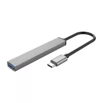 Orico AH-13 USB-C šakotuvo prijungimo stotelė 1x USB-A 3.0 + 3x USB-A 2.0 – pilkos spalvos
