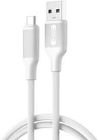 XO kabelis NB265 USB – USB-C 1,0m 3A baltas