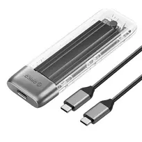 Disko dėžutė Orico TXM2-C3 M.2 NVME USB-C 3.2 10Gb/s – pilkos spalvos