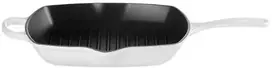Le Creuset Cast iron grill pan square 26x26cm baltas