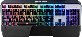 Klaviatūra Cougar COUGAR Klaviatūra žaidimams Attack X3 RGB Mechaninė Cherry MX sidabrinis