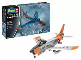 Surenkamas lėktuvo modelis Revell F-86D „Dog Sabre“, 1:48