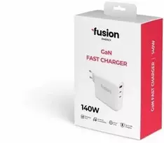 Fusion Accessories Įkroviklis Energia GaN 140W USB-C / USB-A / 3A Baltas