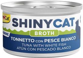 Konservuotas ėdalas katėms - Gimborn SHINYCAT TUNAS SU BALTA ŽUVIMI 70g