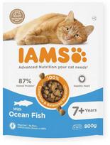 Sausas maistas katėms - IAMS CAT SENIOR OCEAN FISH, 800 gr