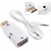 Fusion Accessories HDMI to VGA + audio Baltas