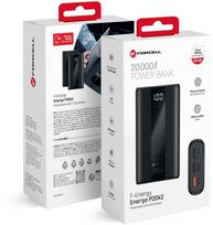 Nešiojamoji baterija Forcell F-Energy Energo P20K2 QC3.0 PD 3A 22,5W 20000 mAh juoda